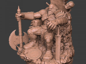 Hulk On Throne 3D Принт Модель