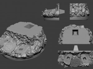 Hulk On Throne 3D Принт Модель