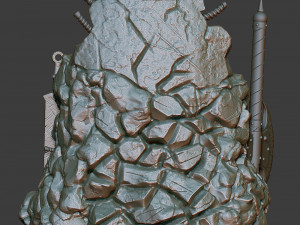 Hulk On Throne 3D Принт Модель