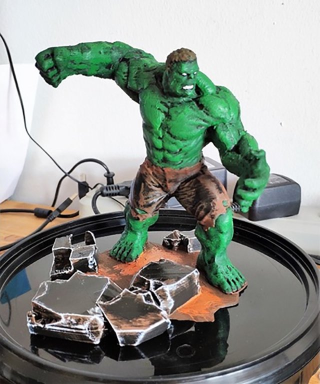 Hulk Soporte Carretel 3D Baskı Modeli .c4d .max .obj .3ds .fbx .stl .blend 