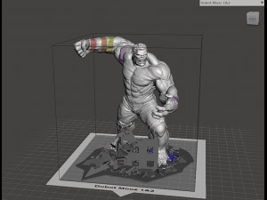 Hulk Soporte Carretel 3D Baskı Modeli