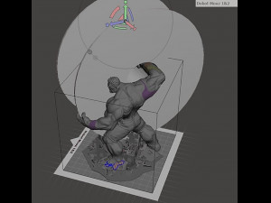 Hulk Soporte Carretel 3D Baskı Modeli
