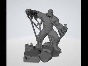 Hulk Soporte Carretel 3D Baskı Modeli