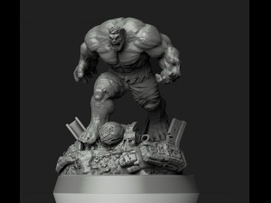 Hulk vs Hulkbuster 3D Baskı Modeli