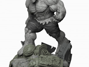 Hulk vs Hulkbuster 3D Baskı Modeli