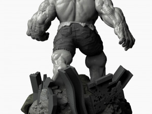 Hulk vs Hulkbuster 3D Baskı Modeli
