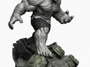 Hulk vs Hulkbuster 3D Baskı Modeli