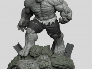 Hulk vs Hulkbuster 3D Baskı Modeli