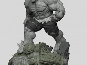 Hulk vs Hulkbuster 3D Baskı Modeli