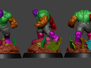 Hulk vs Hulkbuster 3D Baskı Modeli