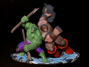 Hulk Vs Juggernaut Modelo de impresión 3D