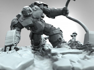 Hulkbuster 3D-printmodel