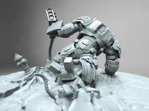 Hulkbuster 3D-printmodel