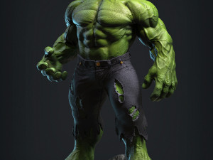 Incredible Hulk 3D-Druckmodell