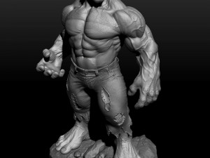 Incredible Hulk 3D-Druckmodell