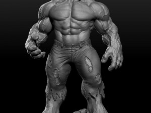 Incredible Hulk 3D-Druckmodell