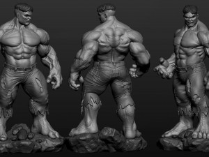 Incredible Hulk 3D-Druckmodell