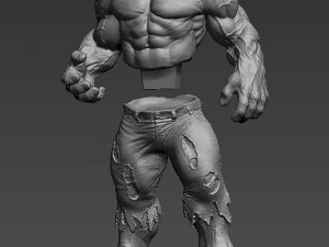 Incredible Hulk 3D-Druckmodell