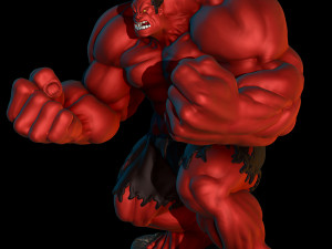 Red Hulk 3D printmodel