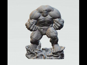 Red Hulk 3D printmodel