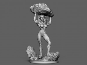She Hulk Modelo de Impressão 3D
