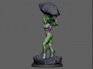 She Hulk Modelo de Impressão 3D