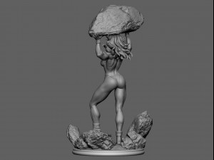 She Hulk Modelo de Impressão 3D