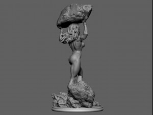 She Hulk Modelo de Impressão 3D