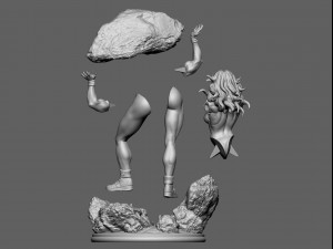 She Hulk Modelo de Impressão 3D