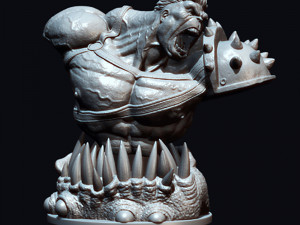 Hulk Bust Modèles 3D en vedette