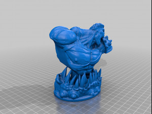 Hulk Bust 3D Print Model