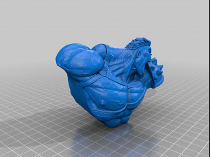 Hulk Bust 3D Print Model