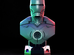 Iron Man Bust 3D Print Model