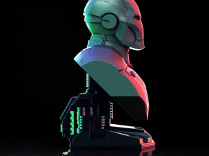 Iron Man Bust 3D Принт Модель