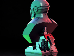 Iron Man Bust 3D Принт Модель