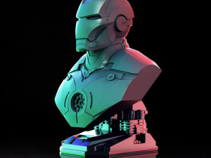 Iron Man Bust 3D Принт Модель