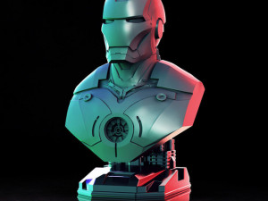 Iron Man Bust 3D Принт Модель