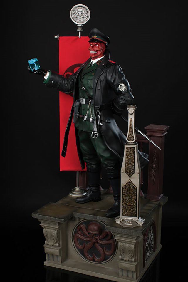 Hydra Red Skull 3D-printmodel .c4d .max .obj .3ds .fbx .stl .blend 