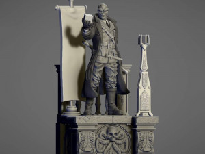 Hydra Red Skull 3D-printmodel