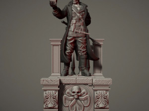 Hydra Red Skull 3D-printmodel
