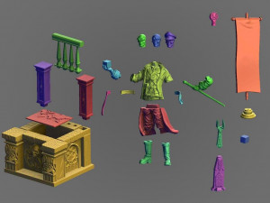 Hydra Red Skull 3D-printmodel