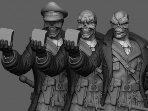 Hydra Red Skull 3D-printmodel
