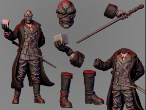 Hydra Red Skull 3D-printmodel