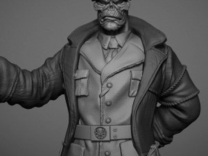 Hydra Red Skull 3D-printmodel
