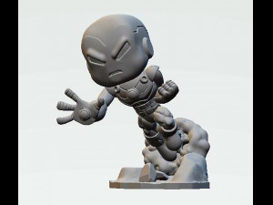 Iron Man Chibi 3D Baskı Modeli