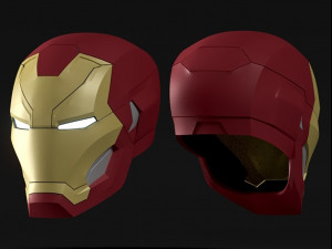 Iron Man Mark 46 Bust 3D 프린트 모델