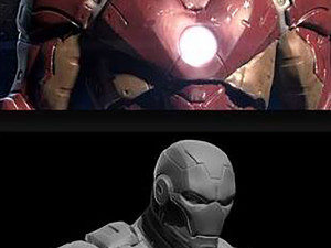 Ironman Bust 3D-printmodel