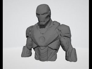 Ironman Bust 3D प्रिंट मॉडल