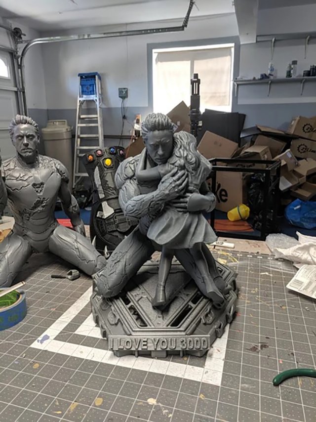 Ironman Love 3D Print Model .c4d .max .obj .3ds .fbx .stl .blend