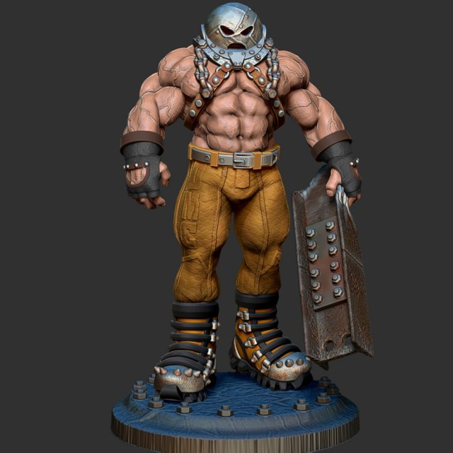Juggernaut 3D 프린트 모델 .c4d .max .obj .3ds .fbx .stl .blend 